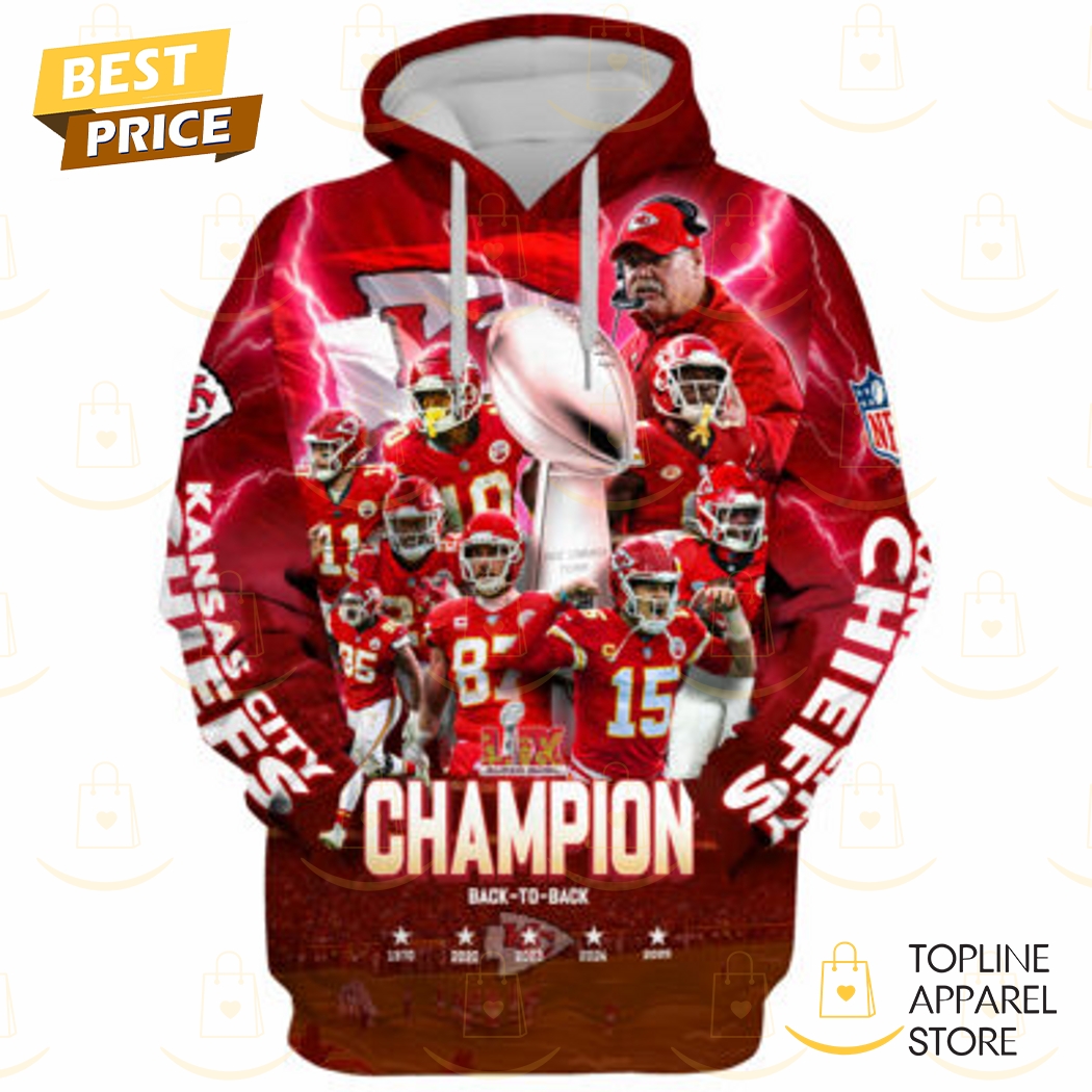 2025 LIX Super Bowl Champion Kansas City Chiefs Hoodie 2025 LIX Super Bowl Champion Kansas City Chiefs Hoodie