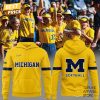 2025 Michigan Wolverines Softball Logo Hoodie – White