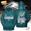 2025 2X Super Bowl LIX Champions Philadelphia Eagles Hoodie