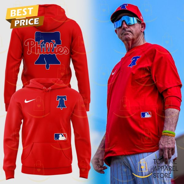 2025 Phillies Philadelphia Baseball Red Hoodie