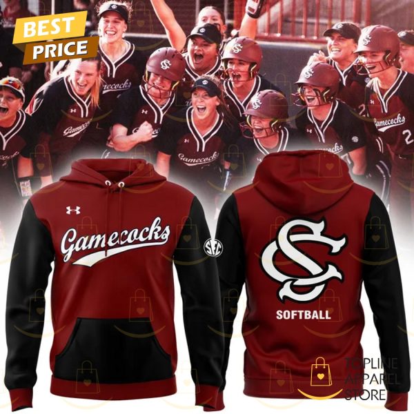 2025 South Carolina Gamecocks Softball Logo Hoodie – Red