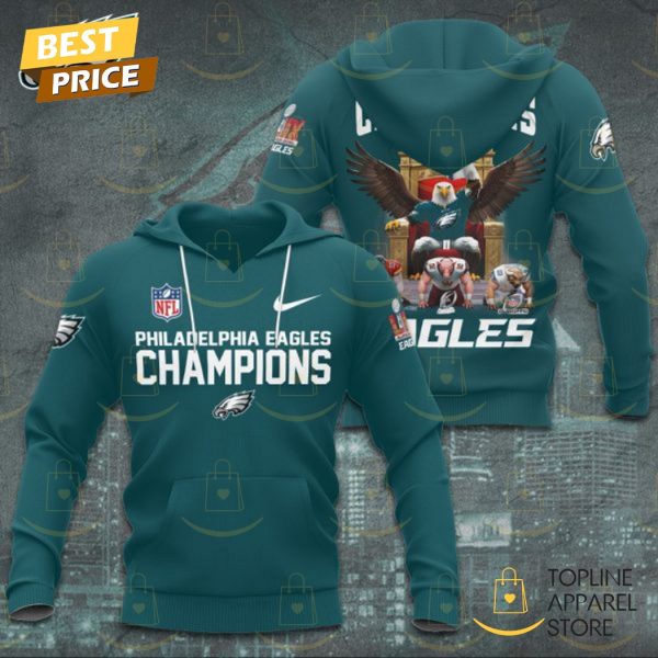 2025 Super Bowl LIX Champions Philadelphia Eagles Hoodie