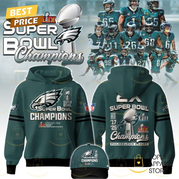 2025 Super Bowl LIX Champions Philadelphia Eagles Special Hoodie