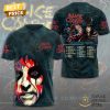 Alice Cooper 2025 Tour Too Close For Comfort 3D T-Shirt