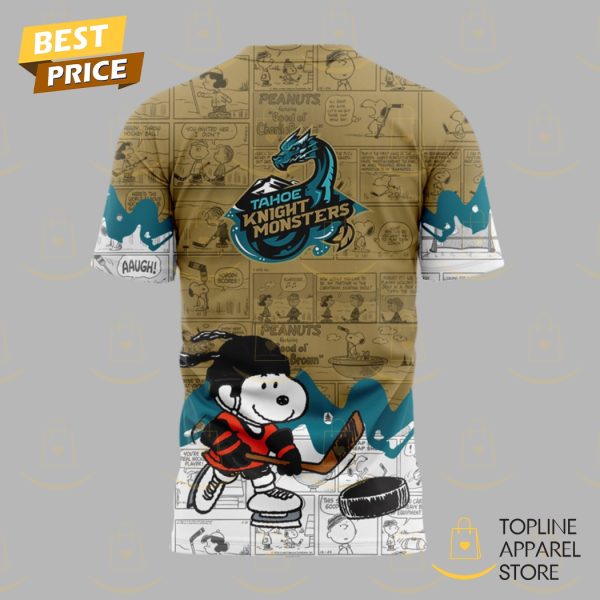 Tahoe Knight Monsters 75th Anniversary Of Peanuts 3D T-Shirt