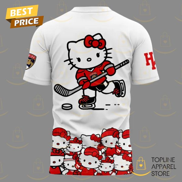 2025 Florida Panthers x Hello Kitty 3D T-Shirt