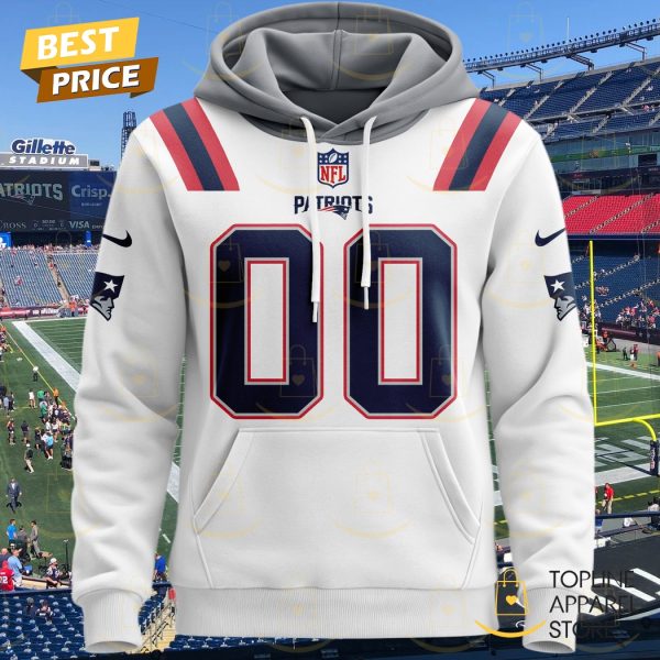 Personalized 2025 New England Patriots Design Hoodie – White