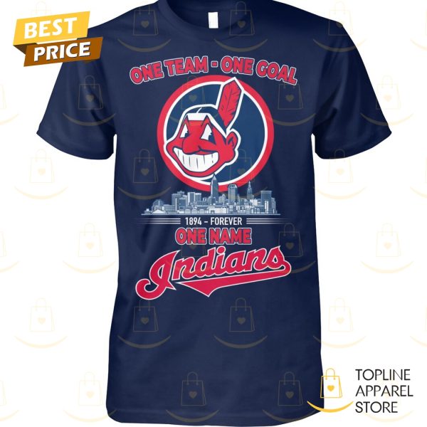 Cleveland Guardians – One Team – One Goal – One Name Indians 1894-Forever Unisex T-Shirt