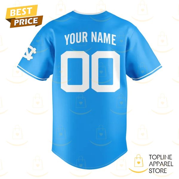 Personalized North Carolina Tar Heels 2025 Baseball Jersey – Blue