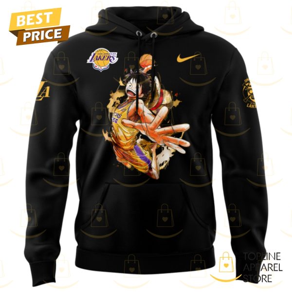 Los Angeles Lakers x Luffy One Piece The Straw Hat Pirates Hoodie