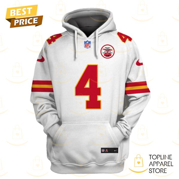 Rashee Rice Kansas City Chiefs Hoodie – White