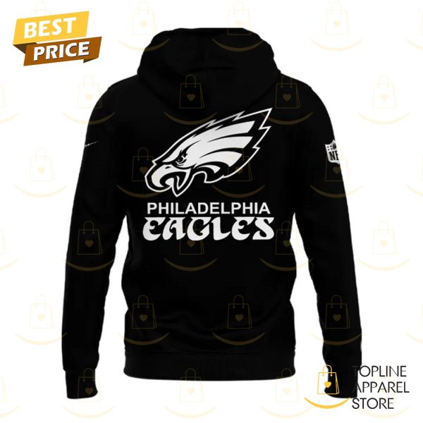 Philadelphia Eagles Super Bowl LIX Champions Hoodie – Black