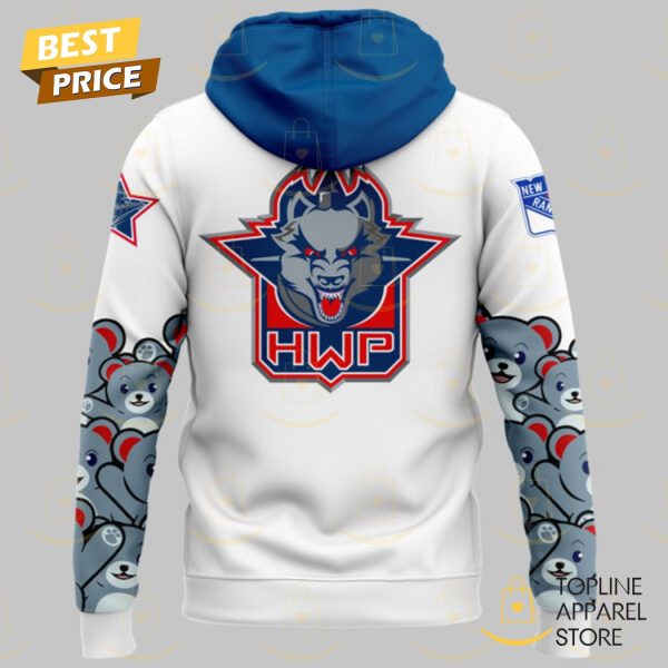 Hartford Wolf Pack x Emo Night 2025 White Hoodie