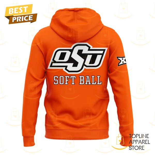 2025 OSU Cowgirl Softball Orange Hoodie