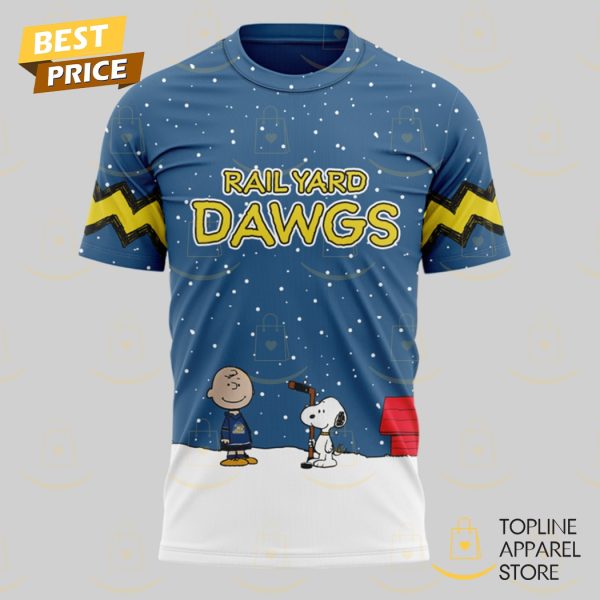 Roanoke Dawgs x Peanuts Night 75 Years 3D T-Shirt