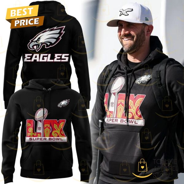 Super Bowl LIX Champions Philadelphia Eagles Hoodie – Black