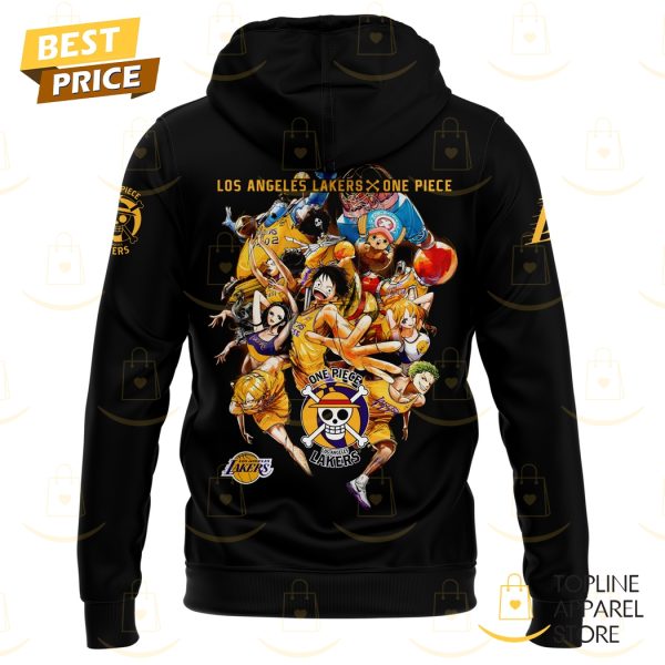 Los Angeles Lakers X Brook One Piece The Straw Hat Pirates Hoodie