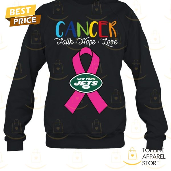 New York Jets Cancer Faith – Hope – Love Unisex T-Shirt