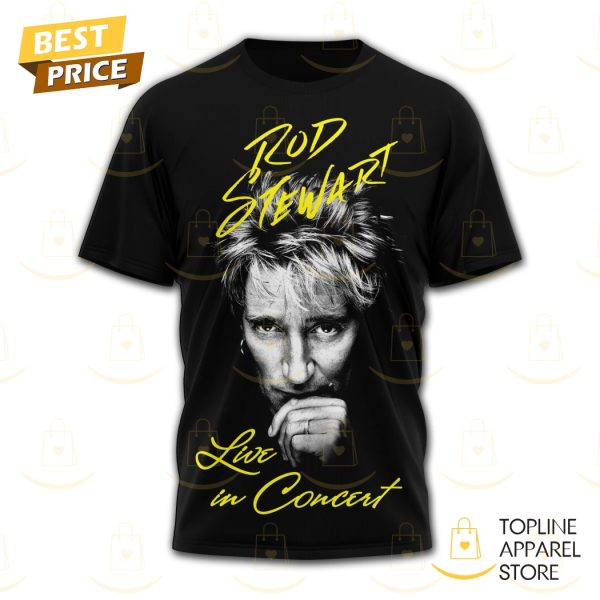 Rod Stewart Live In Concert One Last Time 3D T-Shirt