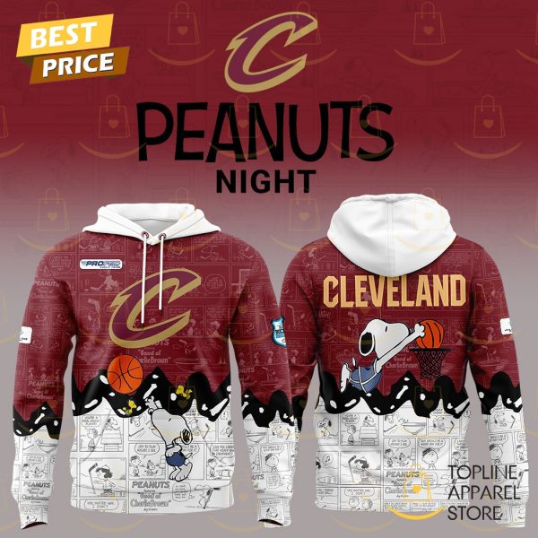 Cleveland Cavaliers x Peanuts 75th Anniversary Hoodie