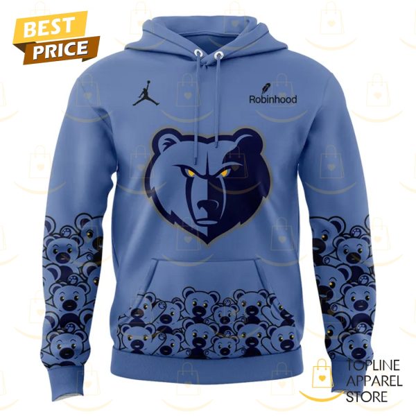 Memphis Grizzlies 2025 Design Blue Hoodie