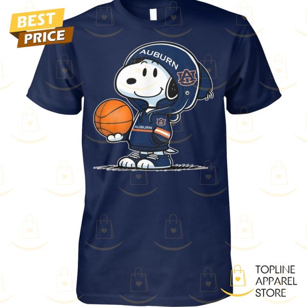 Auburn Tigers Basketball x Snoopy Unisex T-Shirt