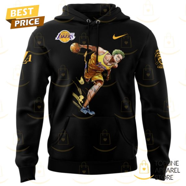 Los Angeles Lakers x Roronoa Zoro One Piece The Straw Hat Hoodie