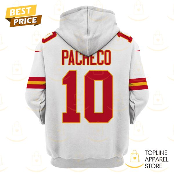 Isiah Pacheco Kansas City Chiefs Hoodie – White