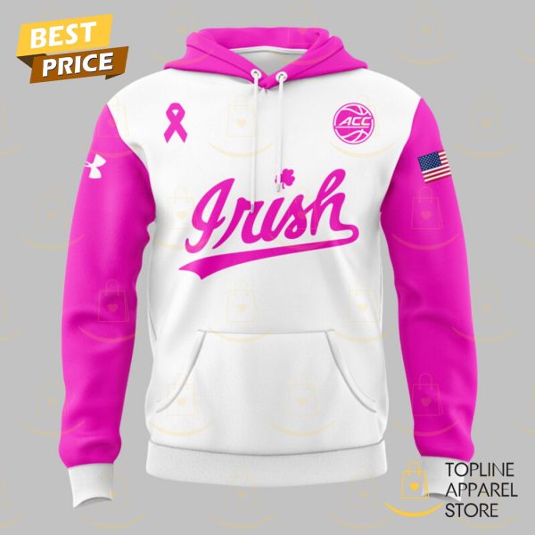 Notre Dame Fighting Irish Womens Basketball 2025 Hoodie – Pink