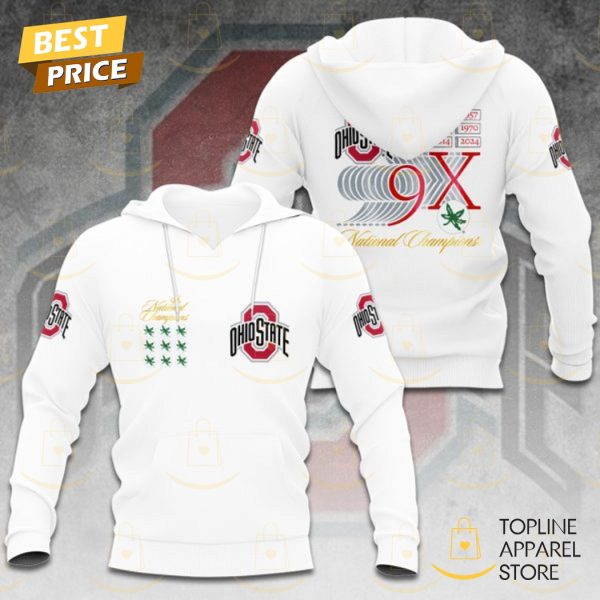 Ohio State Buckeyes 9x National Champions Hoodie