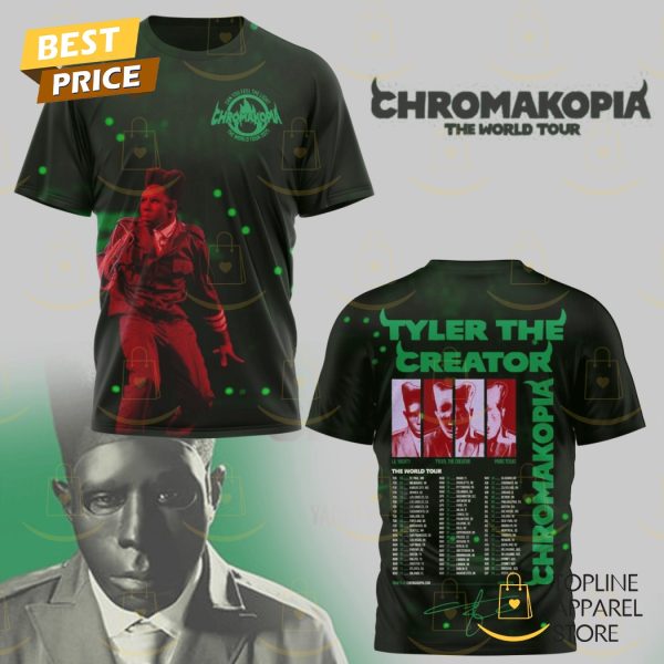 Tyler The Creator – Chromakopia The World Tour 3D T-Shirt