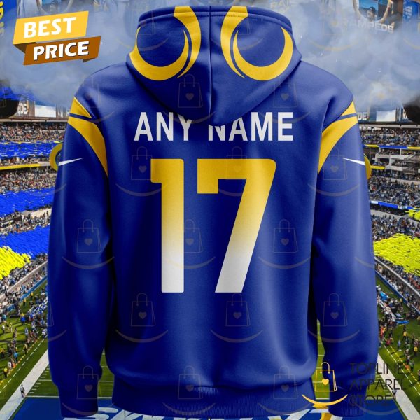 Personalized 2025 Los Angeles Rams Design Hoodie – Blue