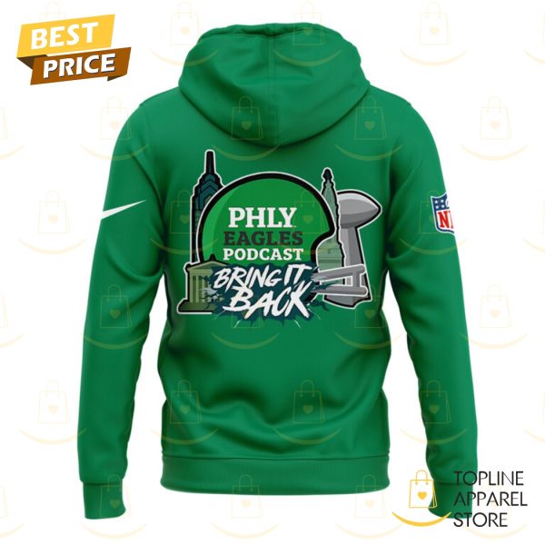 Philadelphia Eagles Bring It Black Design Hoodie