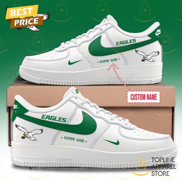 Personalized 2025 Philadelphia Eagles Air Force 1 – White