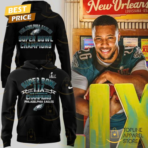 Philadelphia Eagles Super Bowl LIX Champions Hoodie