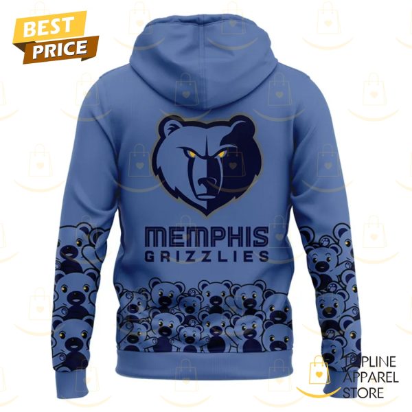 Memphis Grizzlies 2025 Design Blue Hoodie