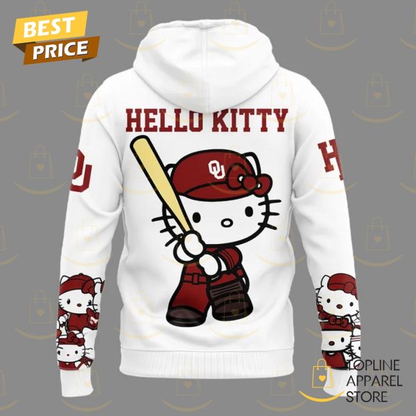 2025 Oklahoma Sooners Women Softball x Hello Kitty Hoodie – Red