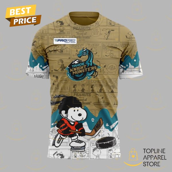 Tahoe Knight Monsters 75th Anniversary Of Peanuts 3D T-Shirt