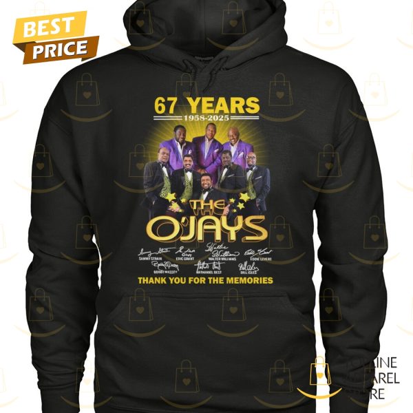 67 Years 1958-2025 The O Jays Signature Thank You For The Memories Unisex T-Shirt