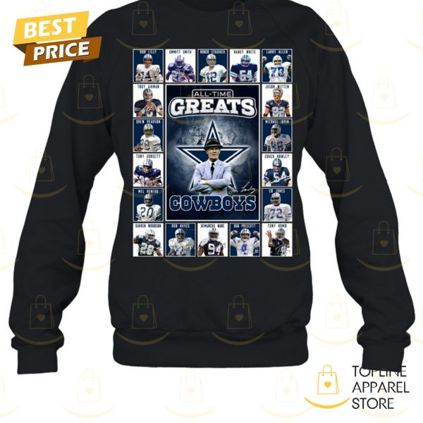 All-Time Greats Dallas Cowboys Signature Unisex T-Shirt