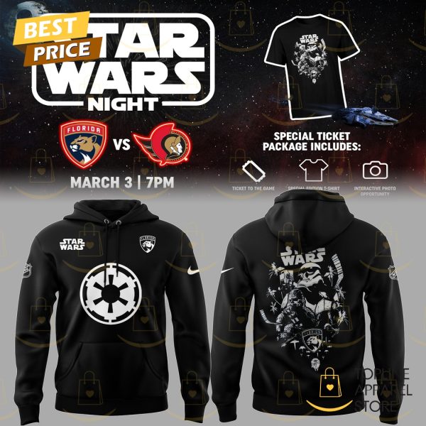 Florida Panthers x Star Wars Night Hoodie – Black