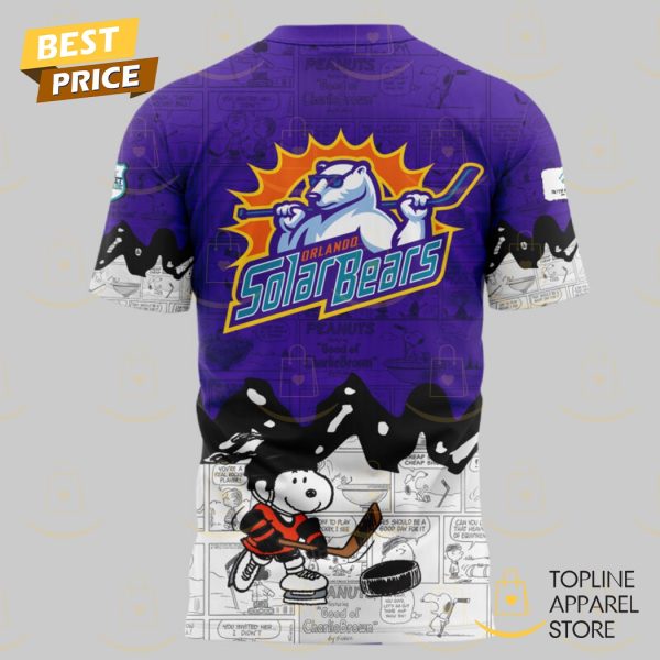 Orlando Solar Bears 75th Anniversary Of Peanuts 3D T-Shirt