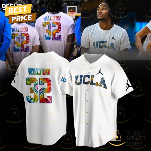 Ucla Honors The Late Bill Walton 32 Baseball Jersey – White