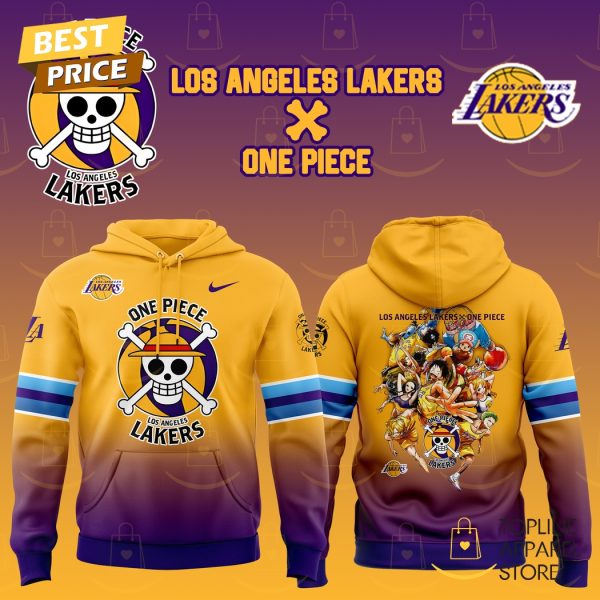 2025 Los Angeles Lakers x One Piece Hoodie