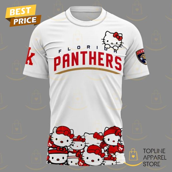 2025 Florida Panthers x Hello Kitty 3D T-Shirt