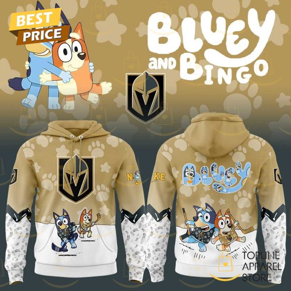 Vegas Golden Knights x Bluey And Bingo Hoodie