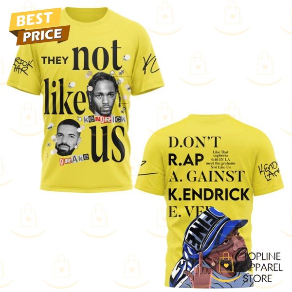 Kendrick Lamar They Not Like Us Signature 3D T-Shirt