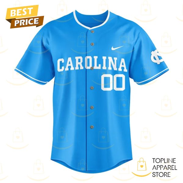 Personalized North Carolina Tar Heels 2025 Baseball Jersey – Blue