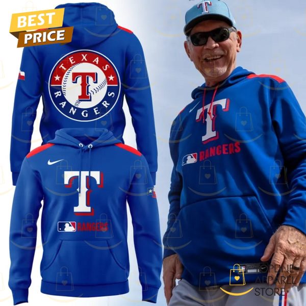 Texas Rangers 2025 Blue Design Hoodie