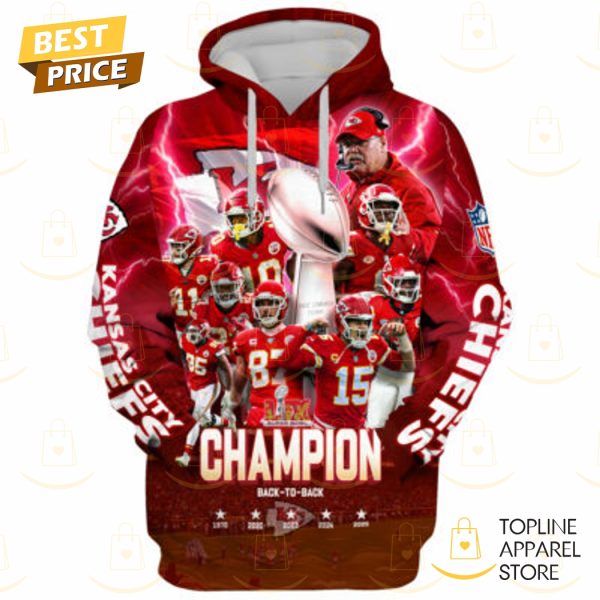 2025 LIX Super Bowl Champion Kansas City Chiefs Hoodie